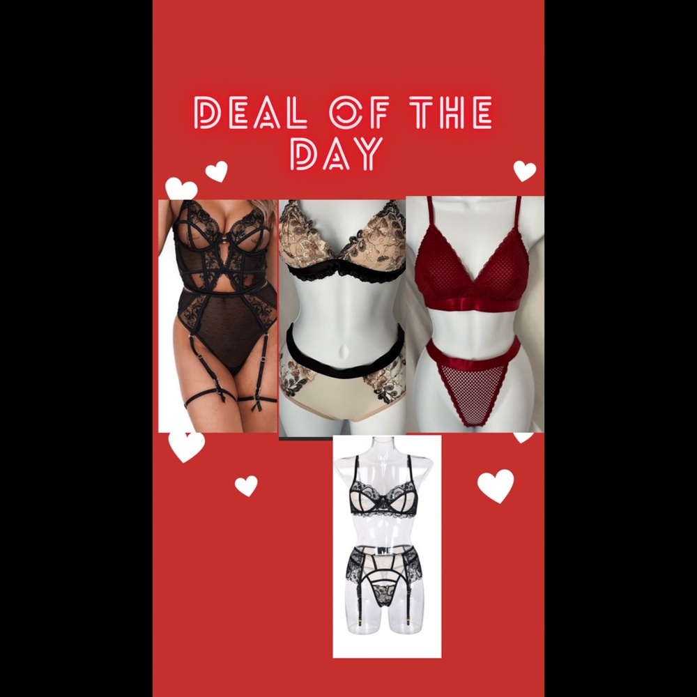 LAST CHANCE 4 lingerie sets for 5 dollars !